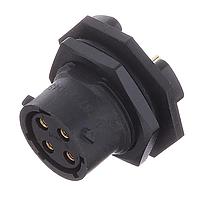 Amphenol SINE Systems RTS712ND4S03 Connectors Receptacle,Jam Nut SZ12