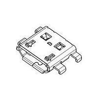 Molex 47642-1001 Micro USB Type B Connectors uUSB B Rec MidMt FlangelesTH1.52 0.70