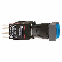SCHNEIDER XB6CW6G5B Pushbutton Switches Sq Blue Flush 1NO 1 nc 120V