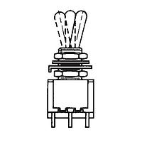 Electroswitch A226L11YZQ Rocker Switches DPDT ON-NONE-(ON)