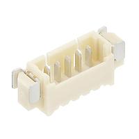 AMP Connectors - TE Connectivity 1734261-5 Shrouded 5 POS HDR R/A SMT