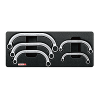 TOPTUL GAAT0504 Half-Moon Ring Wrench Set (5PCS, 10-22mm)