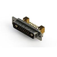 EDAC 629-17W2640-7TA Mixed Contact D-Sub Connectors Right-angle Power Combo D-Sub Connector