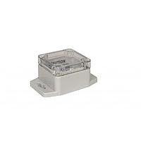 Bud Industries PN-1330-ACMB PCB Enclosure IP68 NEMA 6P Box with Clear Cover and Mounting Brackets (2.1 X 2 X 1.4 In)