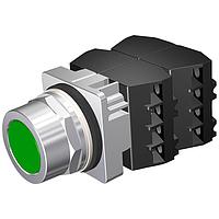 SIEMENS 52PM8A3D Flush PUSHBUTTON,MOM,GRN,FLUSH,2POS,4NO-4NC