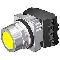 SIEMENS 52PM8A4G Flush PUSHBUTTON,MOM,YLW,FLUSH,2POS,2NC