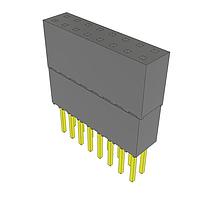 Samtec ESQ-108-59-G-D-LL Sockets Elevated Socket Strip