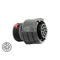 Eaton Souriau-Sunbank CL1F2200 Standard Circular Connector 14P Socket Plug Sz 2 Unsealed