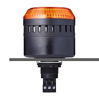 Auer Signal 814511405 Buzzer ELG LED panel mount buzzer 24 V AC/DC amber, black