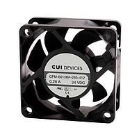 Same Sky (formerly CUI Devices) CFM-6015BF-235-278-20 DC Fans dc axial fan, 60 mm square, 15 mm, 24 Vdc, ball, 3500 RPM, 15.41 CFM, TS