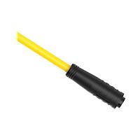 Banner Engineering PKG3-10 Sensor Cables / Actuator Cables Cordset: Single Ended M8; 3-pin Straight Female; 10 m 3x24 PVC Yellow
