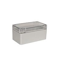 Bud Industries PN-1322-AC PCB Enclosure IP68 NEMA 6P Box with Clear Cover (4.5 X 2.6 X 2.2 In)
