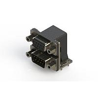 EDAC 664-009-264-033 Dual Port D-Sub Connectors Right-angle Dual Port D-Sub Connector