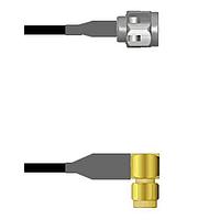Amphenol Custom Cable Q-2K039000M120i RF Cable Assemblies N-SP/SMA-RP LMR24 120I