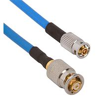 Amphenol SV Microwave FQSMP-085-FQSMPM-180 RF Cable Assemblies SMP F QB to SMPM F QB 18"Cable
