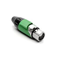 Amphenol Audio AX5F5M Cable Connectors 5P SOCKET F PLUG GREEN MARK SLEEVE