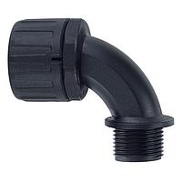 HellermannTyton 166-90466 Elbow, 90 Degree HG200-90-2000 NM FT BLK 1PK
