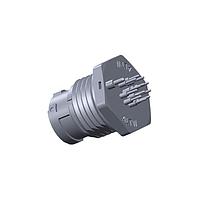 Amphenol LTW ASZ-12PMMP-QC8001 Standard Circular Connector X-Lok, Mini Size, Metal, 1.5A, 12 pins, Male Connector, Male Contact, Circular, Push Lock, PCB 180, Receptacle, IP68