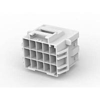 AMP Connectors - TE Connectivity 1-1971875-7 Wire Housings 3 x 5 PBT-A Cap Hsg Panel Mount