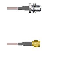 Amphenol Custom Cable Q-1T03B0005007i RF Cable Assemblies N-SJB/SMA-SP G316 7I