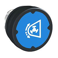 SCHNEIDER ZB4BC68032RA Sealed 22MM HARSH PB, DARK BL, W/MRKNG,ROTAT 90