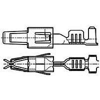AMP Connectors - TE Connectivity 964273-1 (Cut Strip) Terminals TIMER CONTACT SCKT "Cut Strip of 100