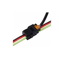 3M Electronic Solutions Division 38A04-0020-100 FL Socket Link Connector, Branch Mini-Clamp, 38A, 20awg Compatible Cable, Gray