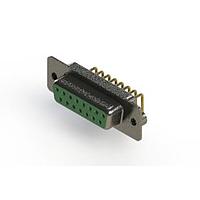 EDAC 622-M15-360-GT2 D-Sub Connectors - Standard Density EDAC Right Angle D-Sub Connector