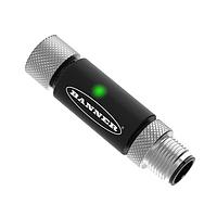 Banner Engineering S15J-3ART-Q Industrial & Electrical Fuses S15 Fuse Series; 3 A Resettable Fuse, 1.5 A Hold Current; Voltage: 24 V dc; IP67; Male-Female 5-pin M12 Integral QD