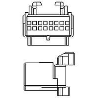 Aptiv 12084944-B 16-Way CON MP 100 16W FEM