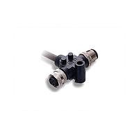 Amphenol LTW MC-050500-MM0-TSB02 Sensor Cables / Actuator Cables NMEA 2000, T Cable, Metal, 4A, 05 pins, Screw Thread, (End 1) Male Male, (End 2) Male Male, Length 2000mm, IP68