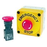 APEM A01ESDF1 Panel Mount Indicators / Switch Indicators E-STOP SWITCH A01ESD 16MM