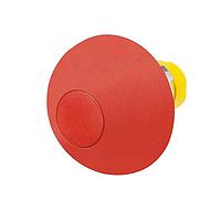 EAO 46-2531.1K20.000 Round Actuator, oe 22.3 mm, oe 50 mm, mushroom-head, non illuminative, Red, Plastic, opaque, round, Yellow, Plastic, Momentary, IP65, IK03