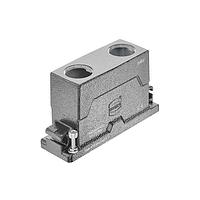HARTING 19405240422 Hoods 24B HPR Compact Hood, HC (wide), Screw Locking, Top Entry, 2xM32