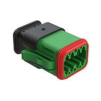 Amphenol SINE Systems AT06-08SC-SRGN Automotive Connectors 8 Pin Plug Key Pos C w/Strn Rlf