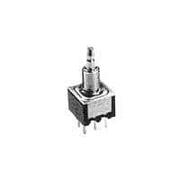 AMP Connectors - TE Connectivity MPS203NPC Pushbutton Switches DPDT PUSH ON/ON PCB SILVER