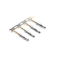 Amphenol SINE Systems SS28W2G5 Contacts Socket Contact, Stamped, Size 20, Gold 5u" over Nickel, Wire Range .05-.08mm ,  30-28 AWG, with 3 Tangs. 3,000 pcs. Reel