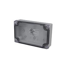 Bud Industries PIP-11760-C Commercial Enclosures PC+10% Fiberglass Box with Captive Screws and Clear Cover (5.1 X 3.2 X 1.4 In)