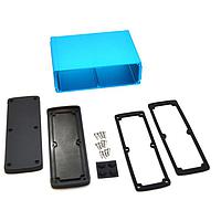 Bud Industries EXN-23364-BL PCB Enclosure Extruded Aluminum Enclosure Blue (2.4 X 7 X 5.1 In)