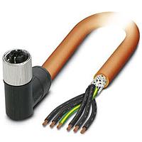PHOENIX CONTACT 1414929 Sensor Cables / Actuator Cables 6POS Power Cable Orange 10m