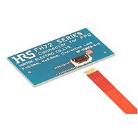 Hirose Electric FH72-15S-0.3SHW(99) Receptacles 15pos. Top Contact, One Action Lock, FPC Connector, 0.3mm Pitch, 0.9mm Height