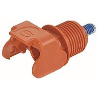 HARTING 09930011106 Housings Han S 120 Screw Mount Housing red M18 w/ male contact M6 (w/ Tuflok)