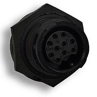 CONXALL W7880-9SG-300 Standard Circular Connector Pnl Mnt 9P F Sckt Crimp Cont w/o Epoxy