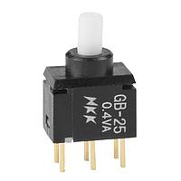 NKK Switches GB25AP Pushbutton Switches DPDT ON-(ON) STRT