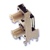 E-Switch TL3253AGBABBF160Q Dual Tactile Switch Tactile, SPST-NO, Off-(On), Through Hole, Right Angle, LED, Green, LED, Blue