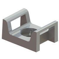 Essentra Components FTH-27-RS-01 Dual Opening Cbl Tie Hldr,Rvt/Screw Mnt,Natural