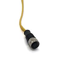 Mueller C8C12M006 Sensor Cables / Actuator Cables M12 Cordset, 8-Position, Female Straight, Unshielded PVC, 24 AWG, 6M
