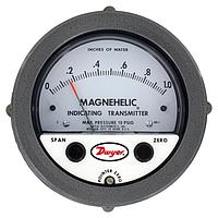 Dwyer 605-20 Magnehelic® Transmitter for Low DP Monitoring in HVAC, 4-20 mA Output (Differential, 20 inH₂O, NPT Female, 1/8 in)