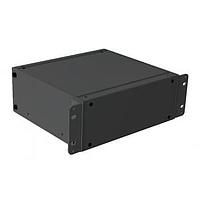 Hammond Manufacturing RMCS9038BK1 Instrument Rackmount Chassis 3.5x8.5x8" Solid