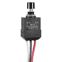 NKK Switches WB12L-DA Pushbutton Switches SPDT ON-NONE-ON WIRE LEADS SEALED